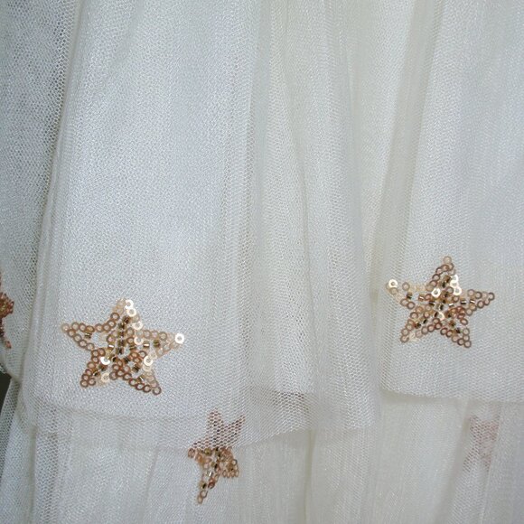 NWT Altar’d State Stars Tulle Tiered Ruffle Midi Fellyn Ballerina Skirt Sz M - Picture 8 of 15